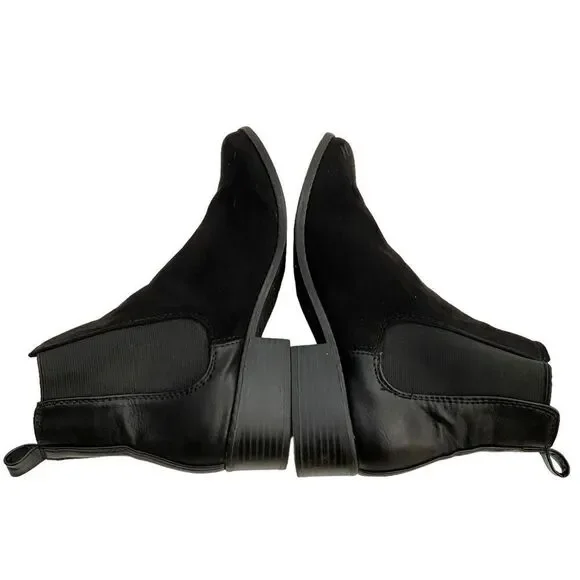 Gap Chelsea Flat Boots in Size 9 Color True Black - Picture 8 of 12